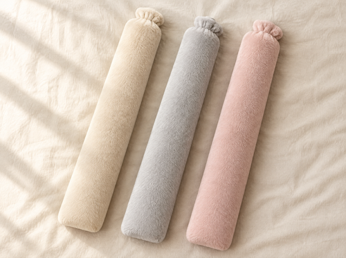 Warmpillo in Beige, Grau und Rosa